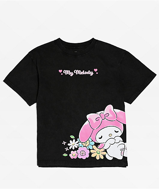 Hello Kitty® & Friends | A.LAB My Melody™ Pink Ribbon Black T